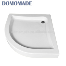 High quality sells on white smooth solid surface shower basin